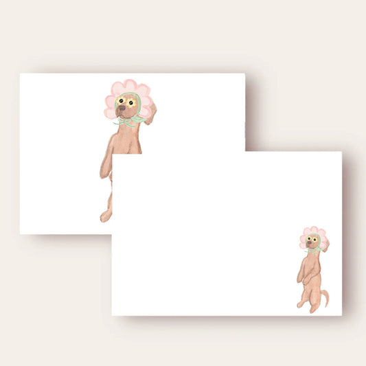 Cute Weiner Dog Stationery Set