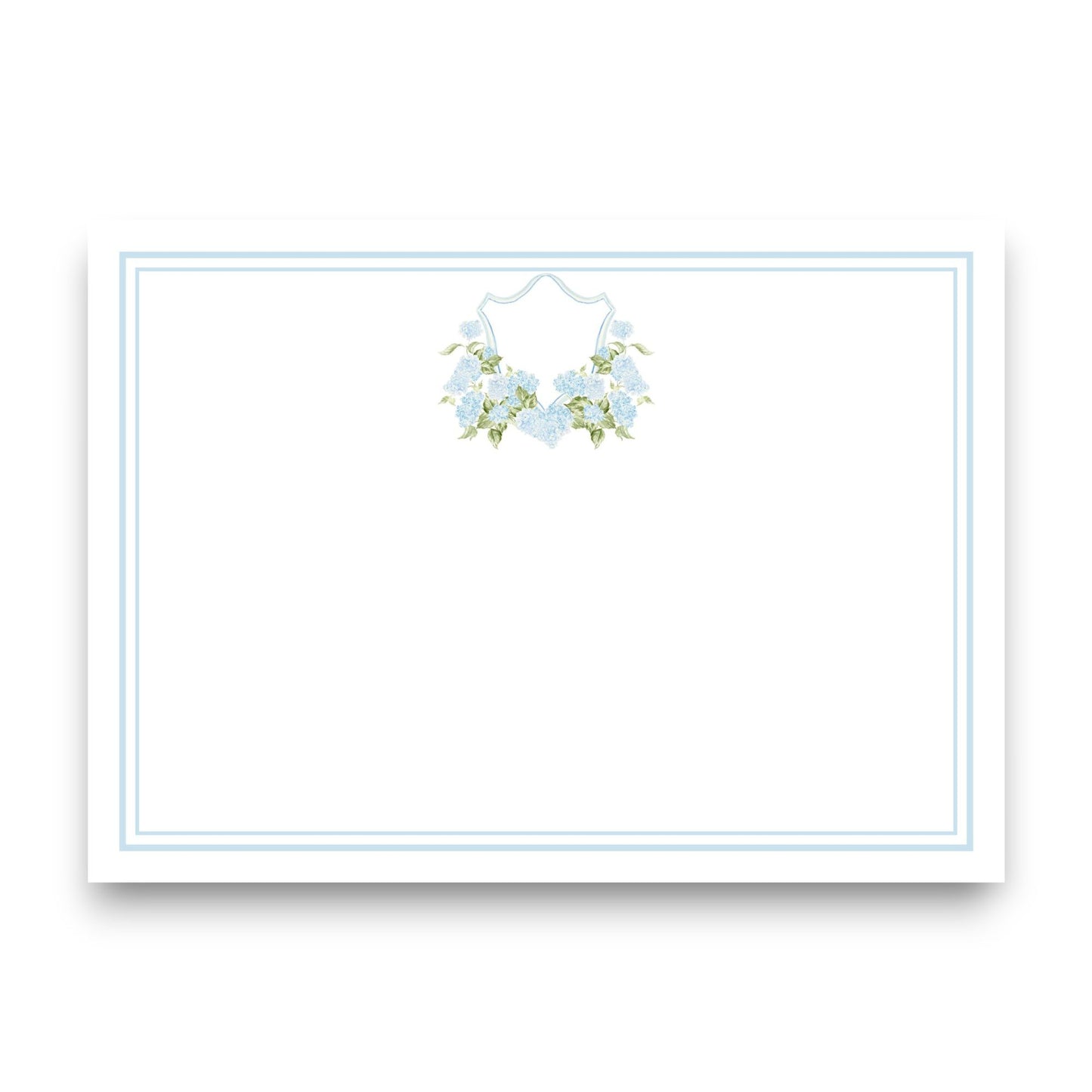 Hydrangea Crest Stationery Set