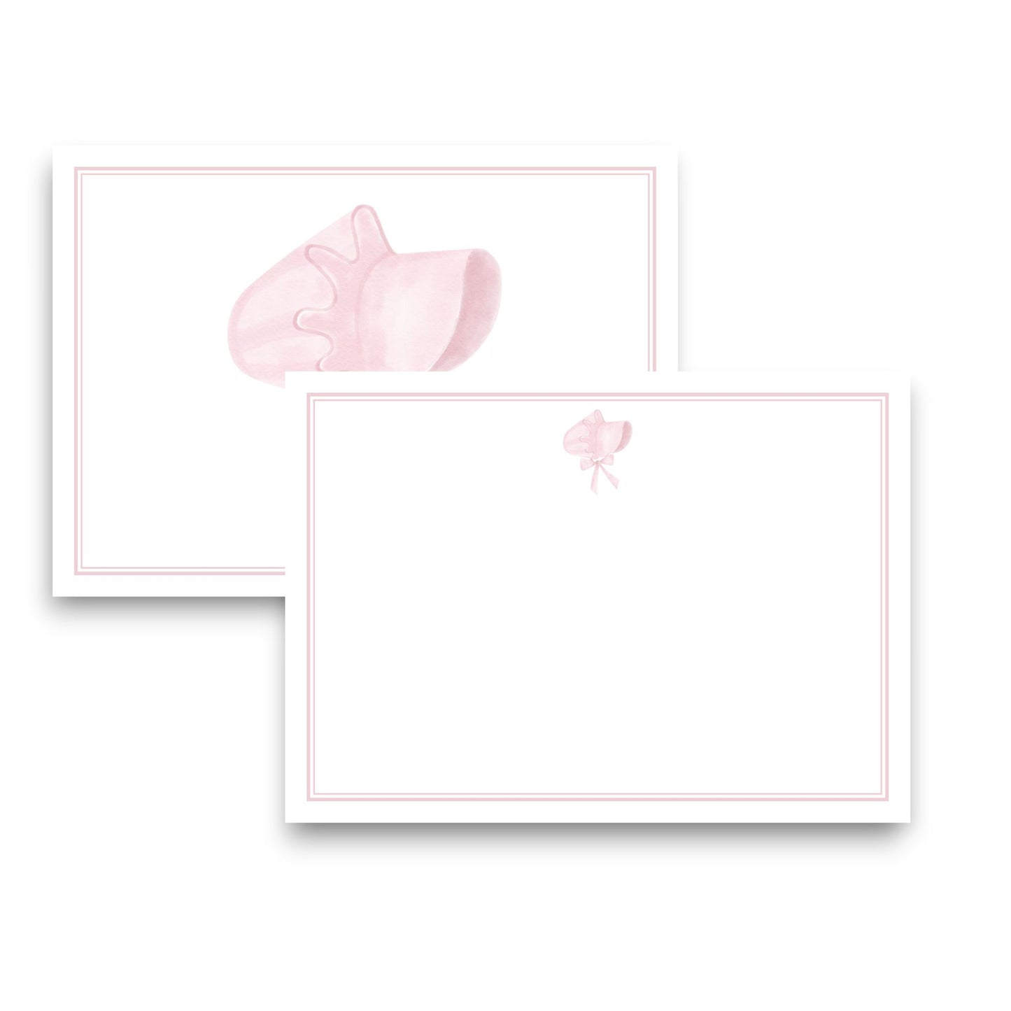 Pink Bonnet Stationery Set