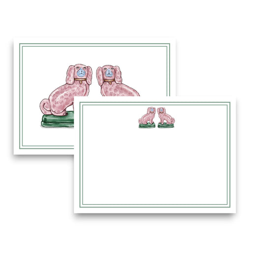 Staffordshire Dogs Stationery Set