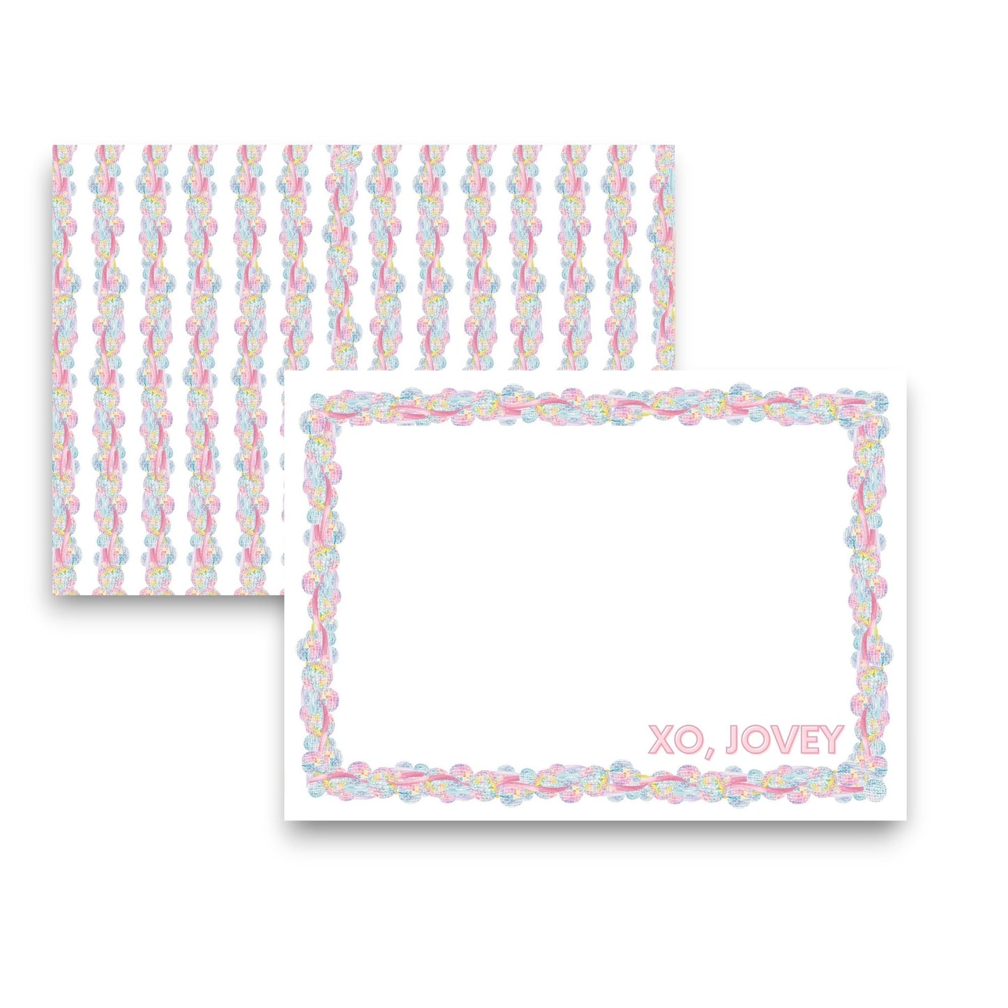 Meet me at the Disco Ball Stationery Set