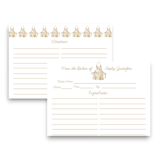 Custom Recipe Cards (Variety Print)
