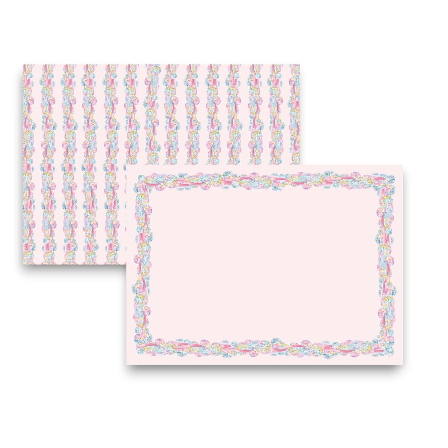 Meet me at the Disco Ball (Pink) Stationery Set
