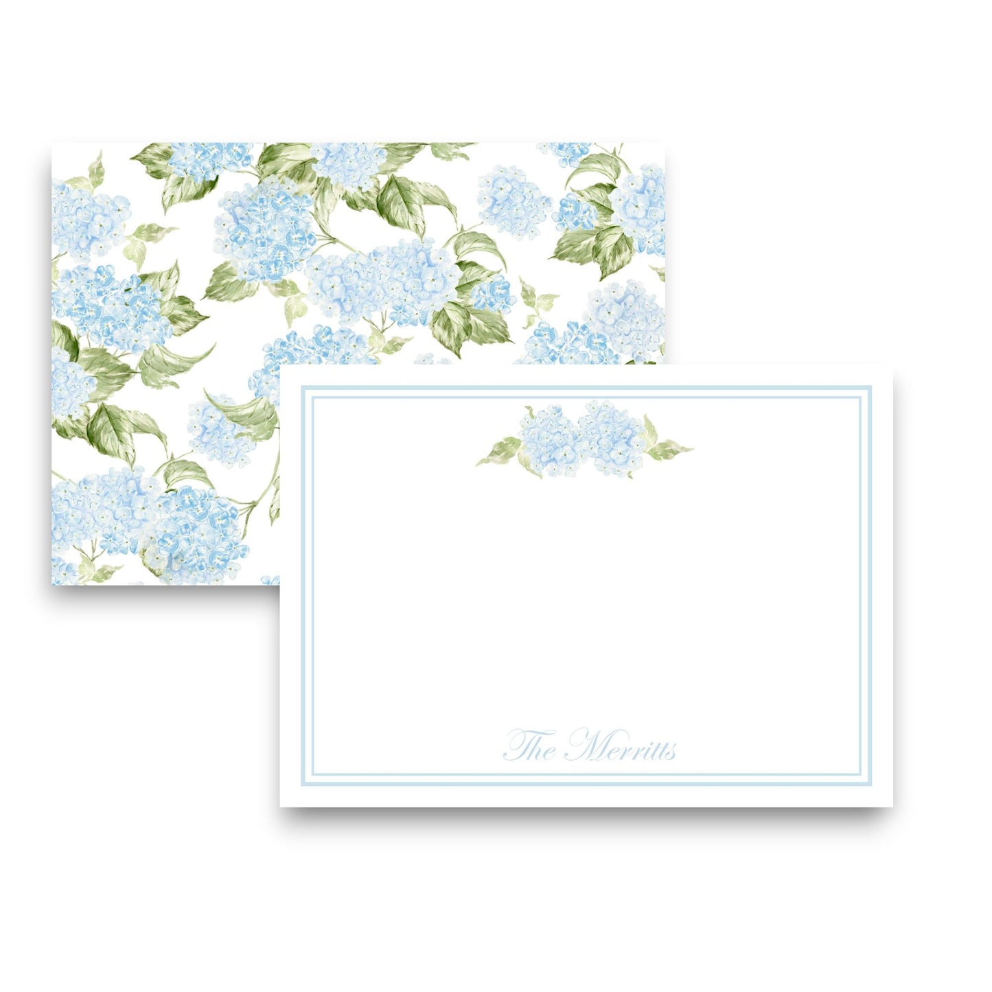 Hydrangea Cluster Stationery Set