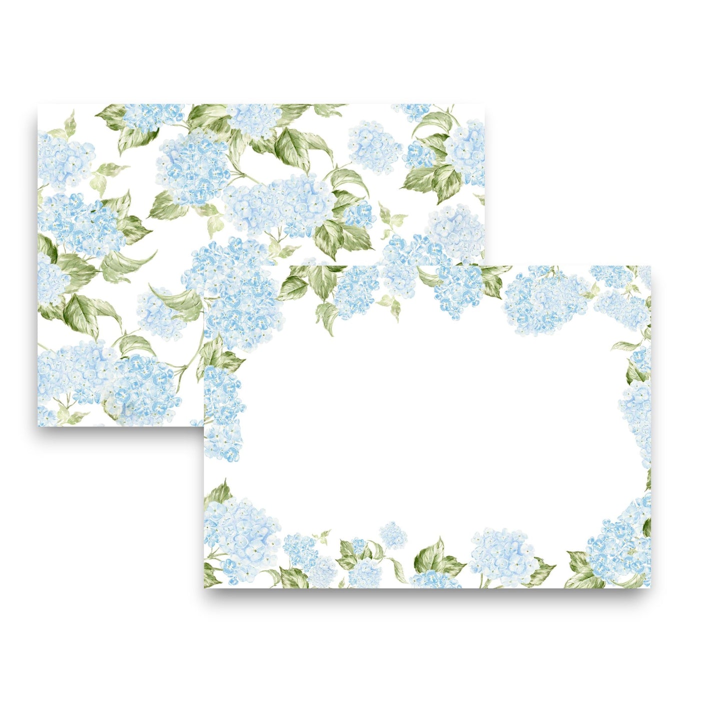 Hydrangea Full Clusters Stationery Set