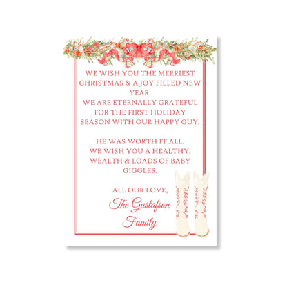 The Christmas Boots Holiday Card