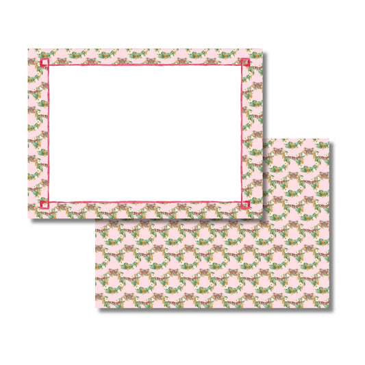 Southern Magnolias Wreath Stationery Set