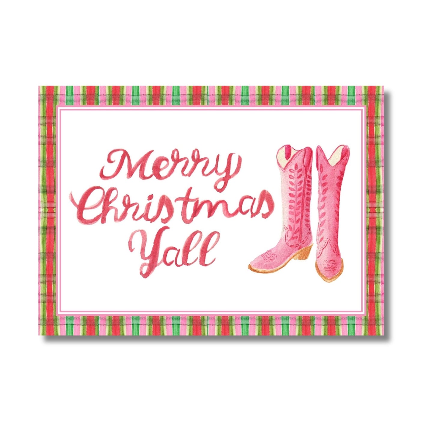 Petite Pinky Plaid Stationery Set