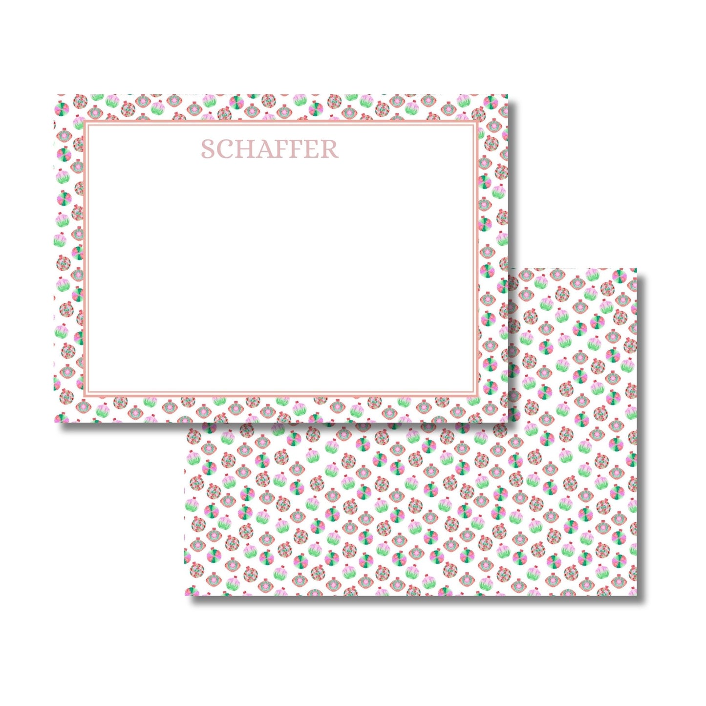 Jolly Ornaments Stationery Set