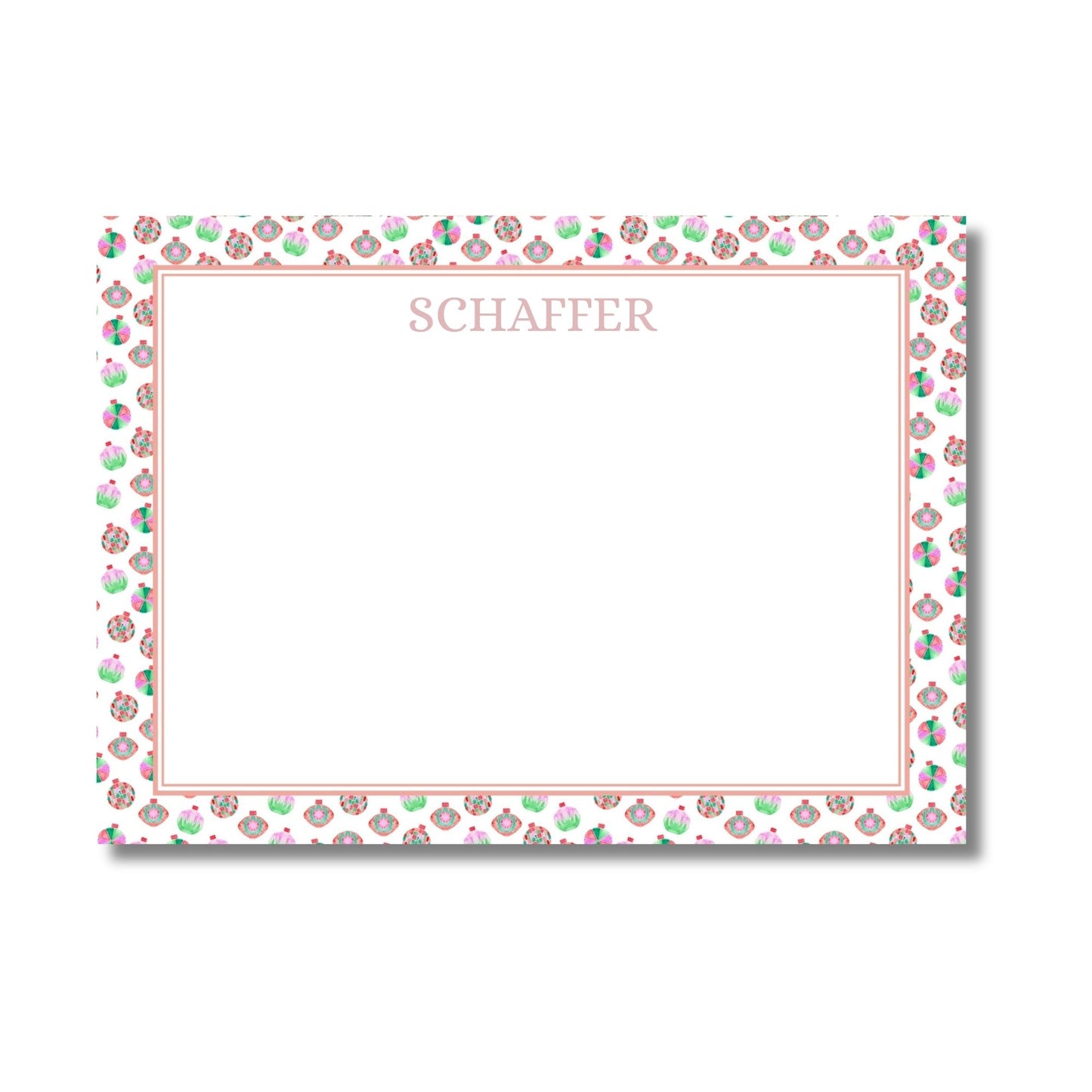 Jolly Ornaments Stationery Set