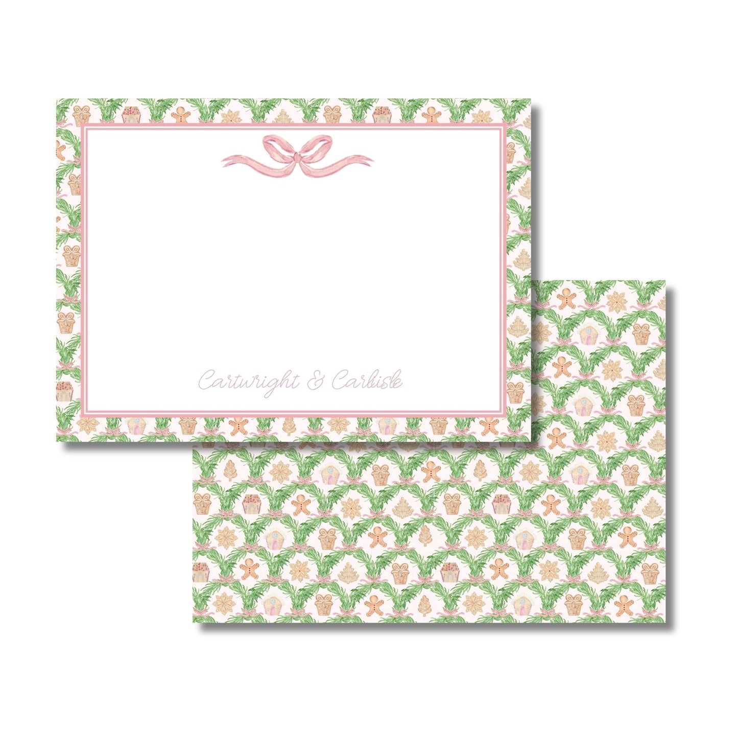 Gingerbread Lane Stationery Set