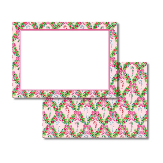 Libby's Candy Cane Stationery Set