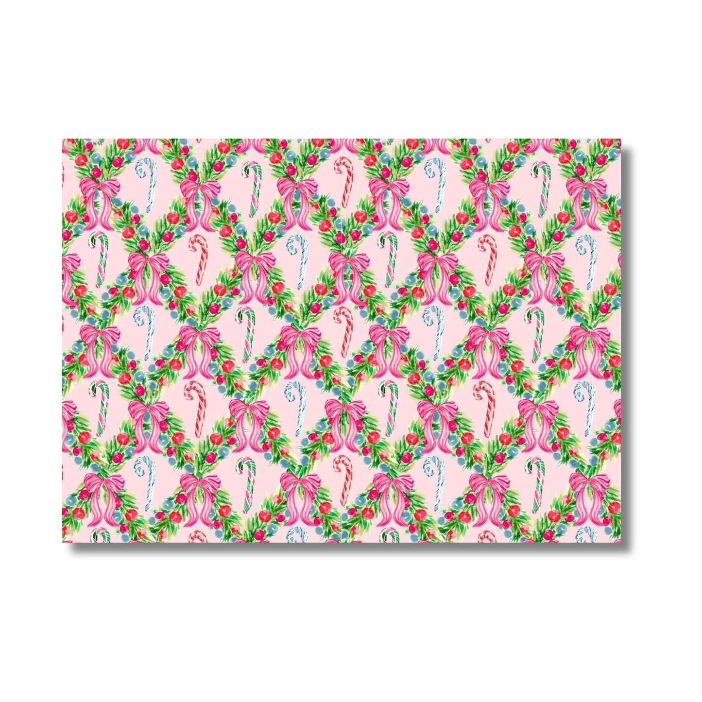 Libby's Candy Cane Stationery Set
