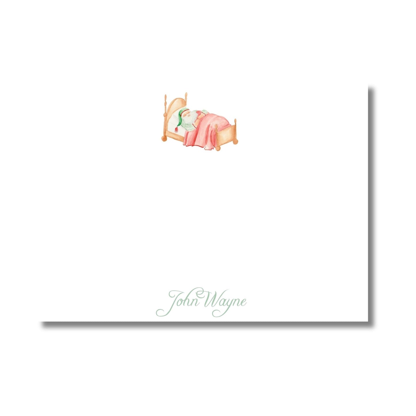 Santa's Sleepy Stationery Set