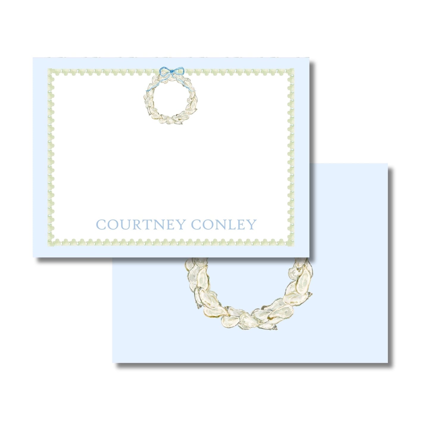 Oyster Wreath Stationery Set