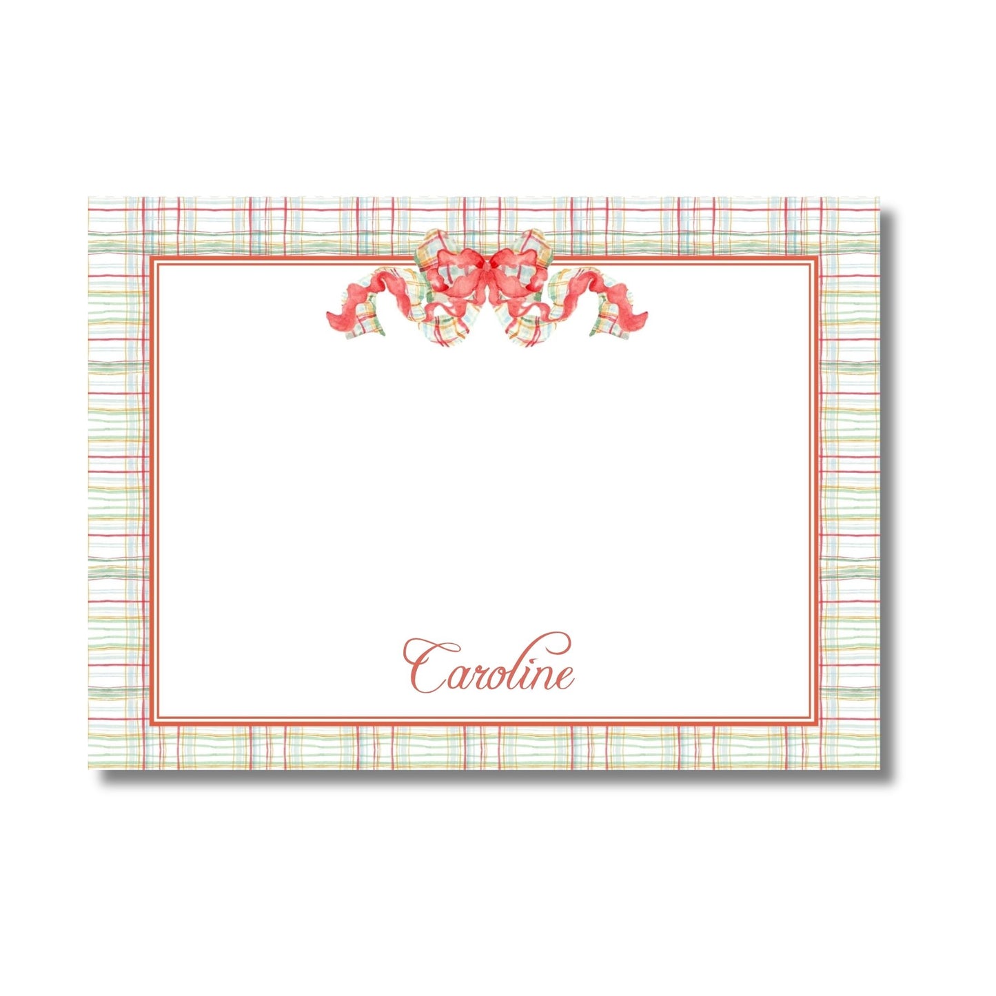 This is so pretty (plaid) Stationery Set
