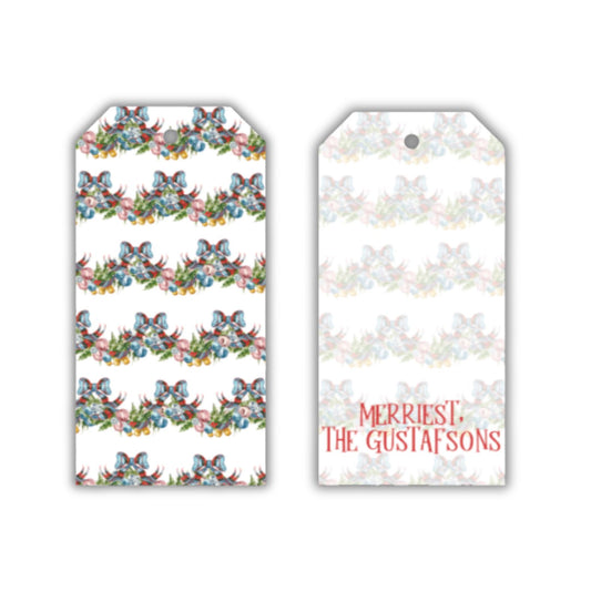 A Very Gustafson Christmas Garland Big Gift Tags