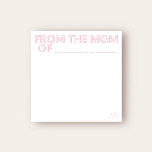 Mama Maria (Pink) Baby Chunk Notepad