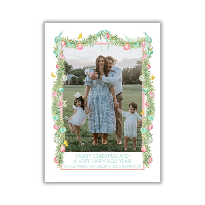 Parisian Garland Arch Holiday Card