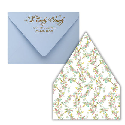 Parisian Garland Arch Holiday Card