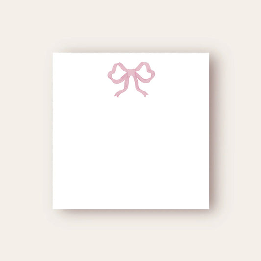 Pink Bow Baby Chunk Notepad