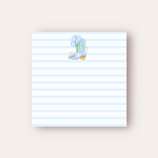 Hats and Boots Baby Chunk Notepad