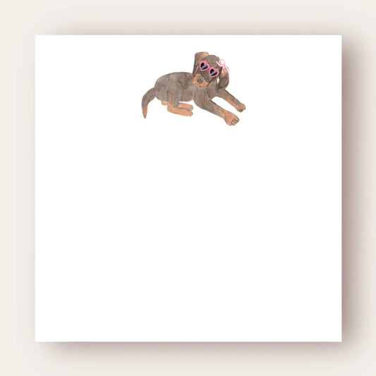 Cute Rottweiler Big Chunky Notepad