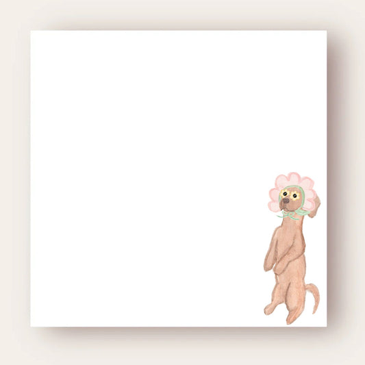 Cute Weiner Dog Big Chunky Notepad