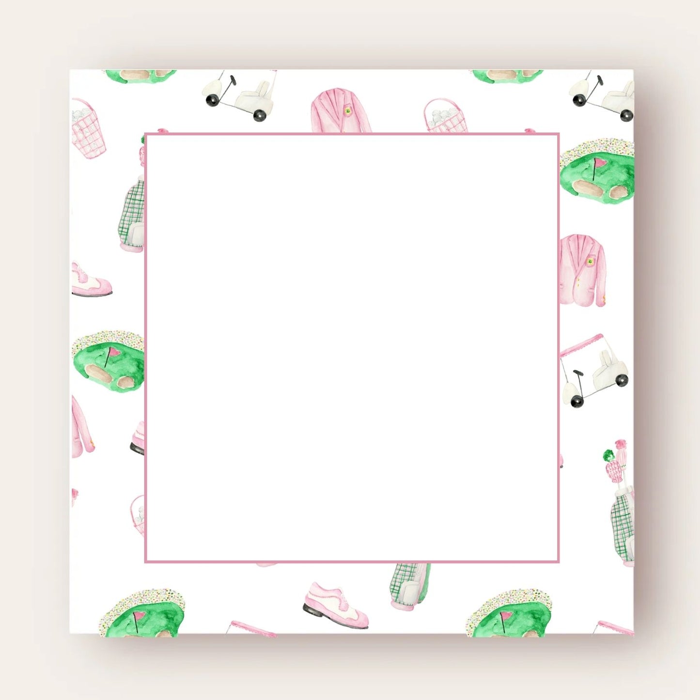 Monogram Skinny Chunk Notepad