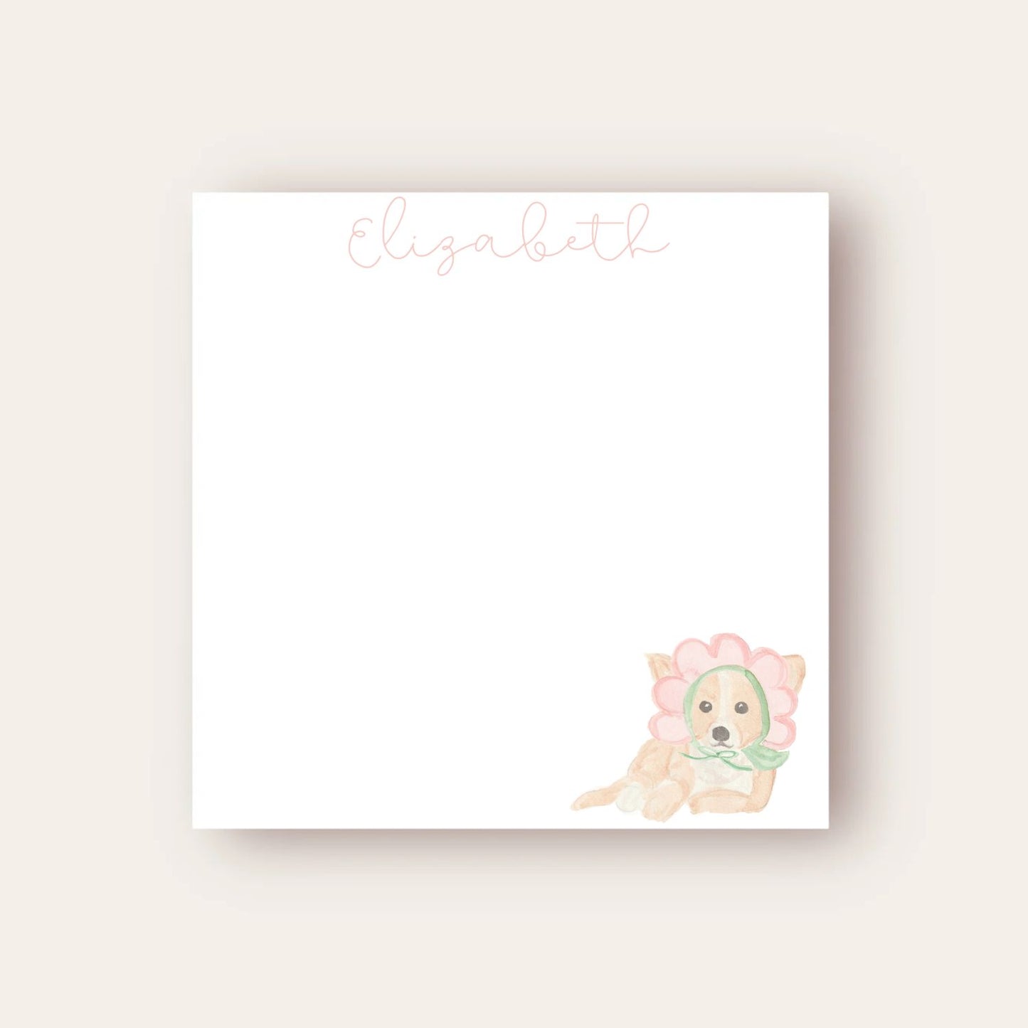 Cute Corgi Baby Chunk Notepad