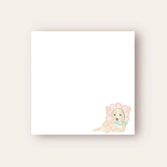 Cute Corgi Baby Chunk Notepad