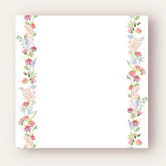 Spring Floral Garlands Big Chunky Notepad