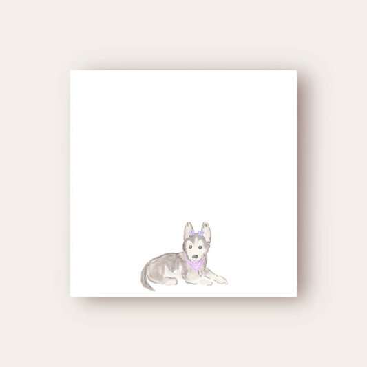 Husky Baby Chunk Notepad