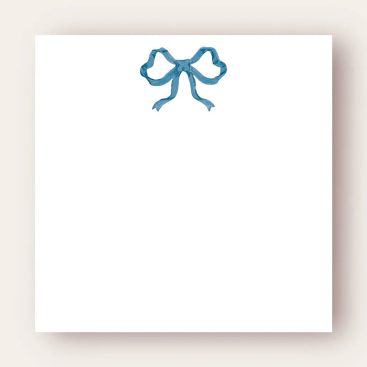 Blue Bow Big Chunky Notepad