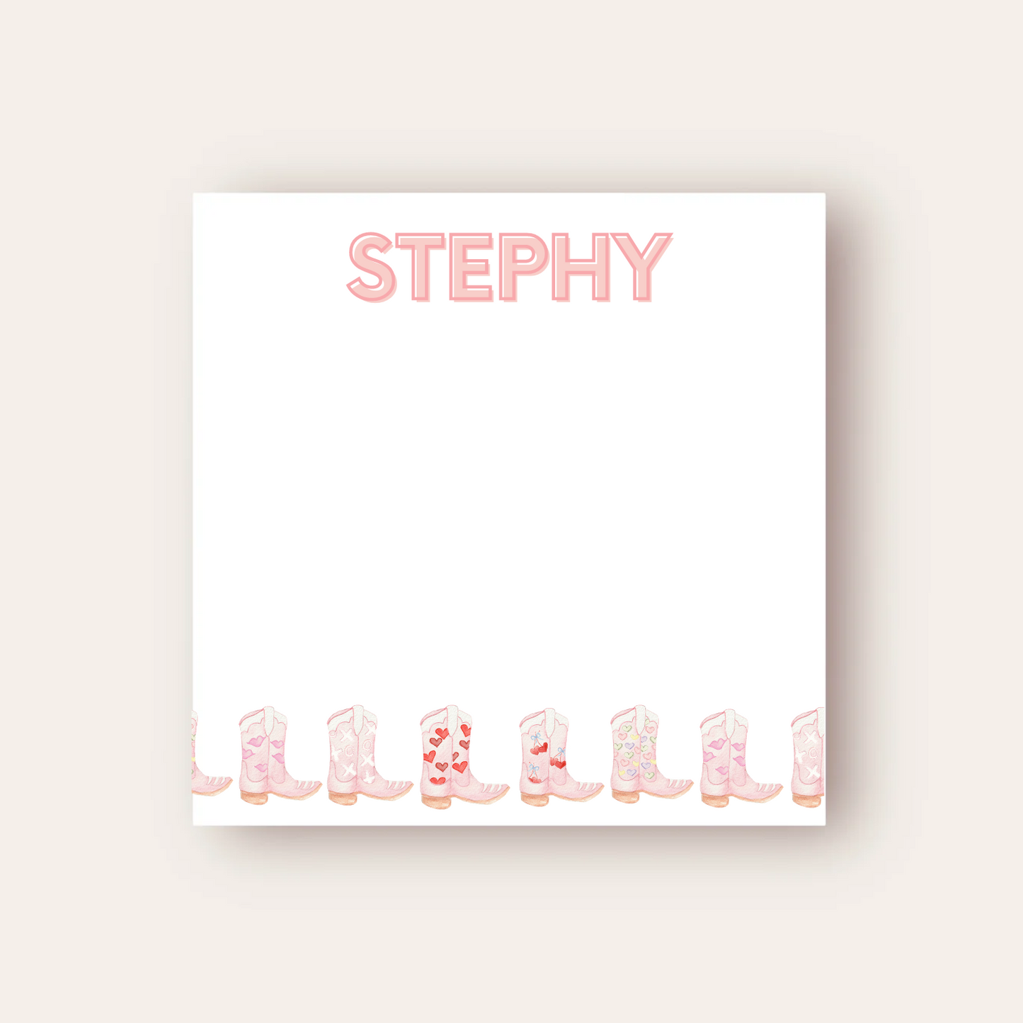 Monogram Skinny Chunk Notepad