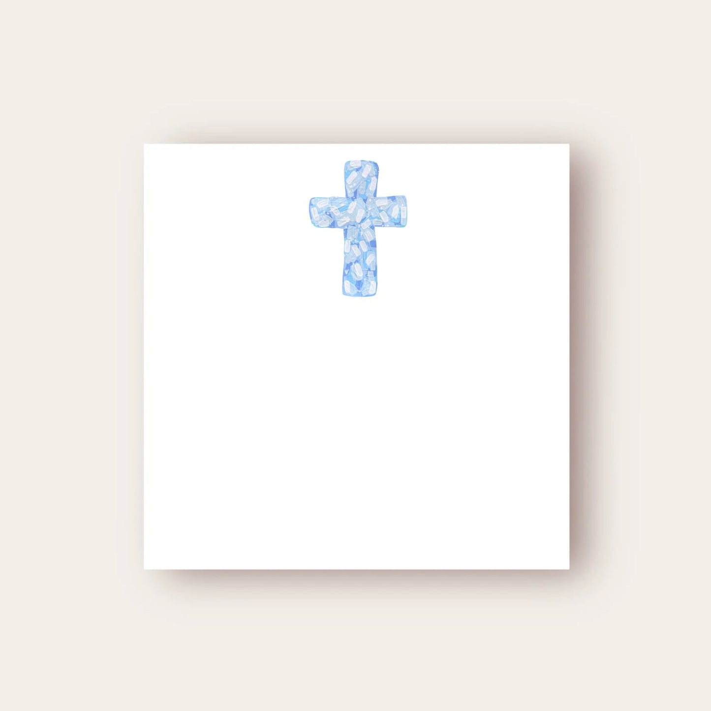 Blue Confetti Cross