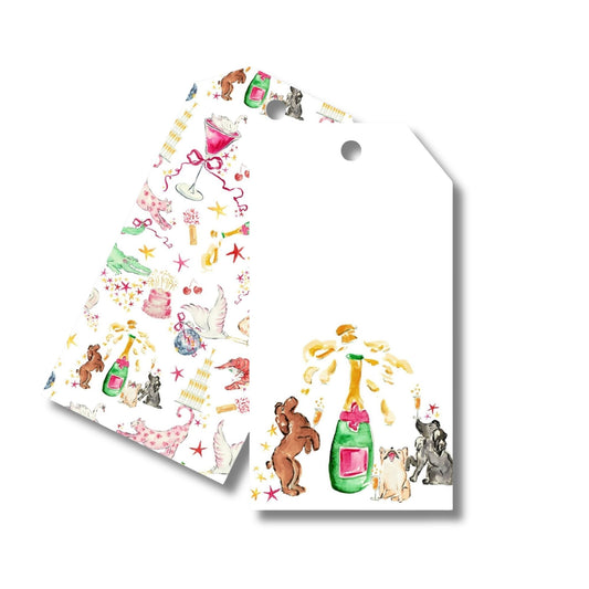 Pups Like to Party Big Gift Tags
