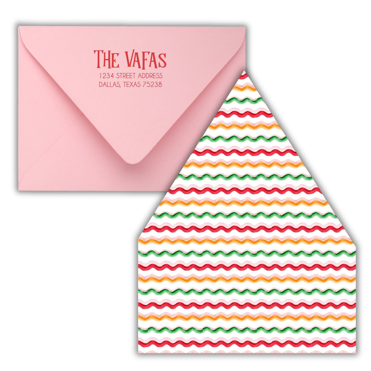 Why Do I Love This Much Color For Christmas, But I Do! Holiday Card