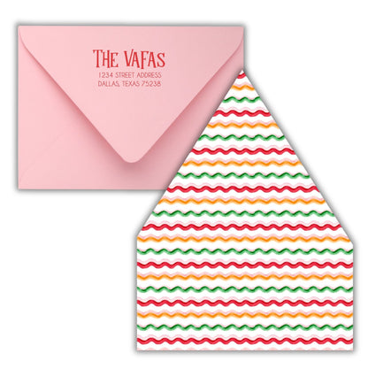 Why Do I Love This Much Color For Christmas, But I Do! Holiday Card