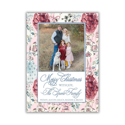 Peace On Earth Ornaments Holiday Card