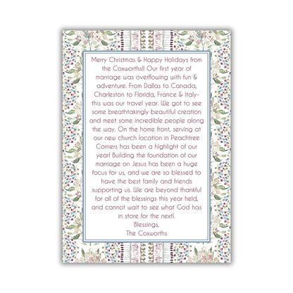 Hydrangea Arch Holiday Card