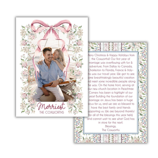 Hydrangea Arch Holiday Card