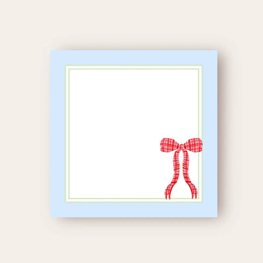Perfectly Preppy with a Bow Baby Chunk Notepad