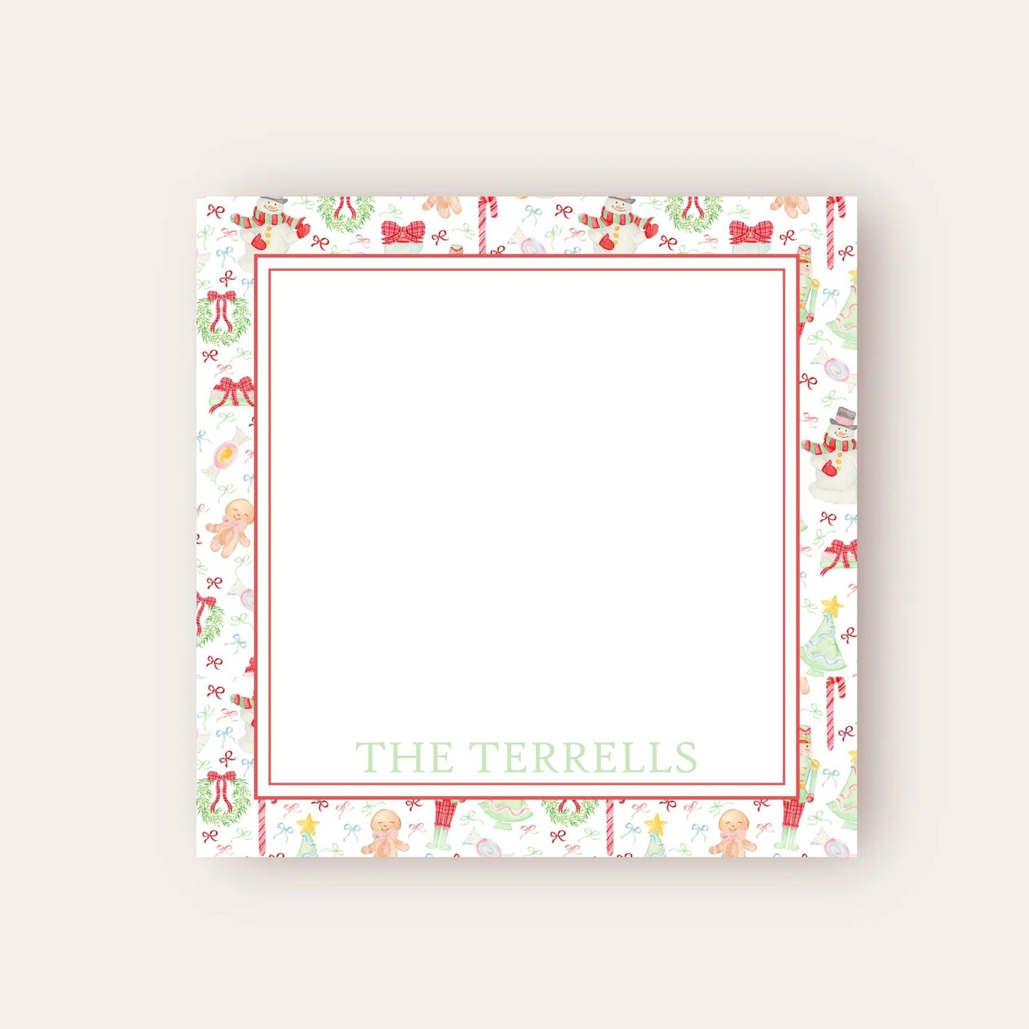 Ya Little Ginger Snap Border Baby Chunk Notepad