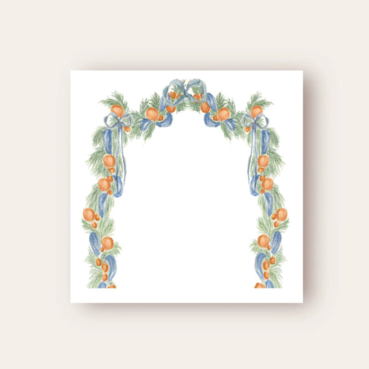 Orange Garland Baby Chunk Notepad