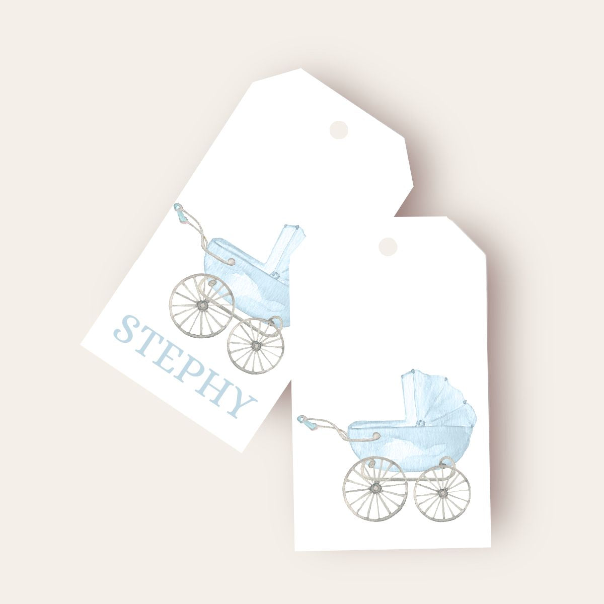 Perfect Baby Boy Big Gift Tags