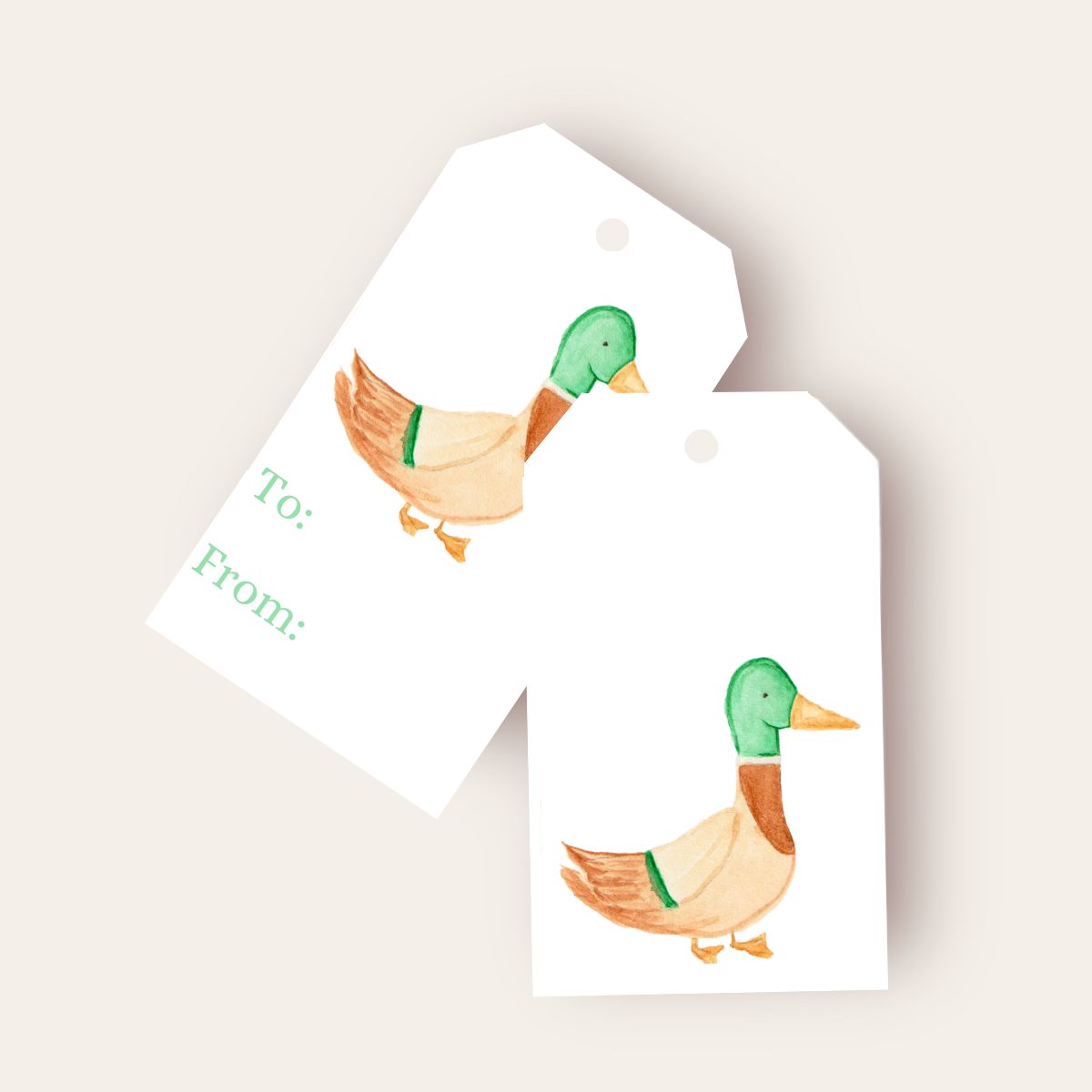 Love a Duck Big Gift Tags
