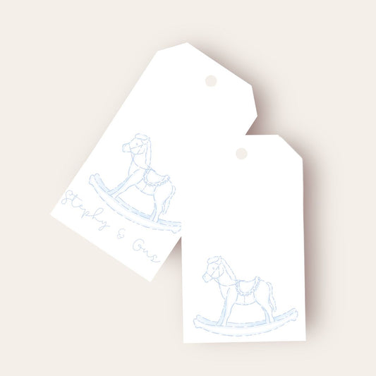 Rocking Horse Big Gift Tags