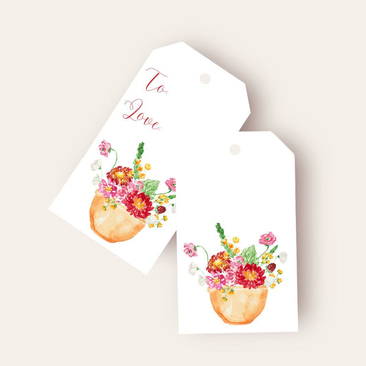 Fiesta Florals Big Gift Tags