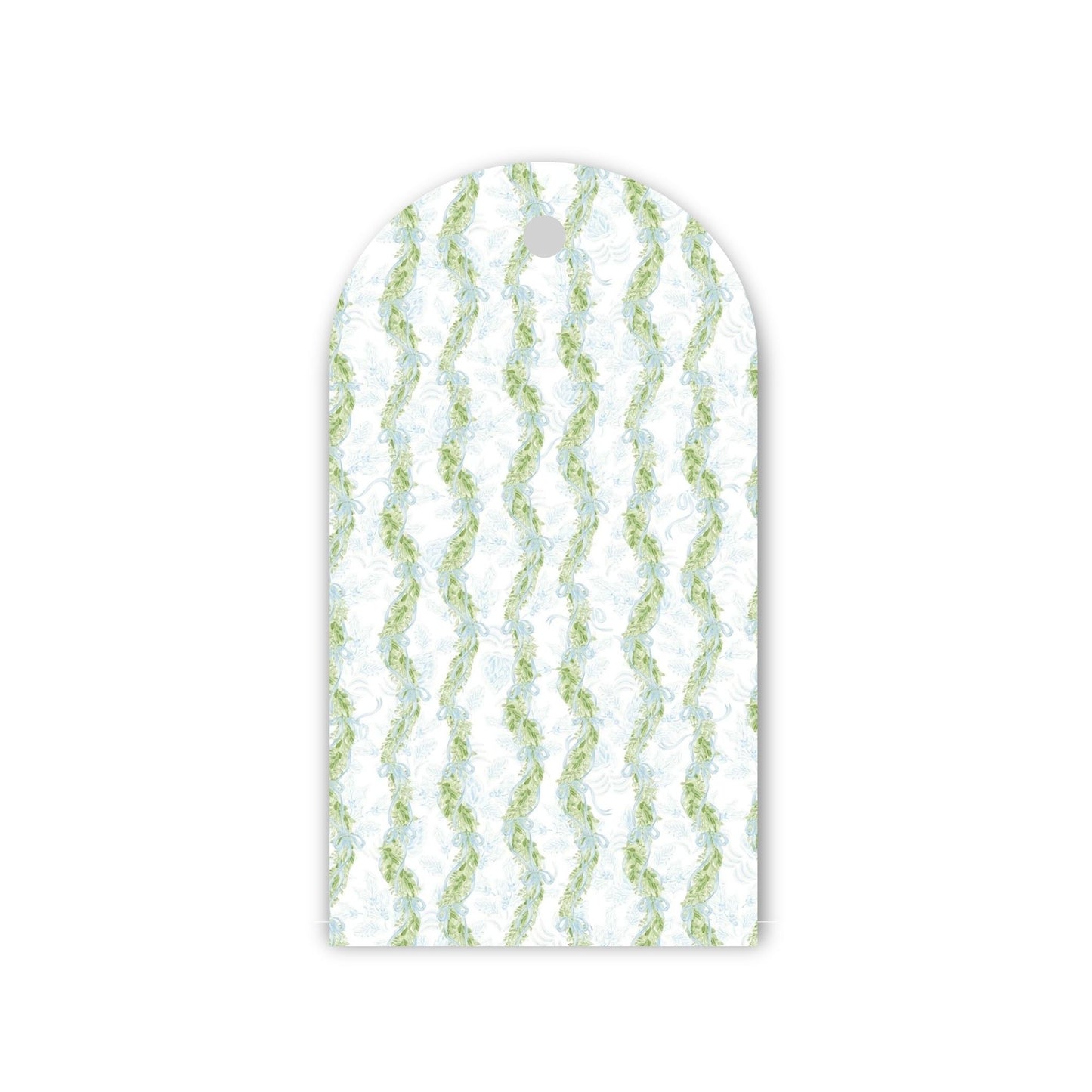 Garland & Blue Big Gift Tags